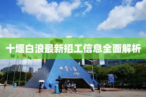 十堰白浪最新招工信息全面解析