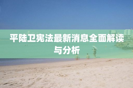 平陸衛(wèi)憲法最新消息全面解讀與分析