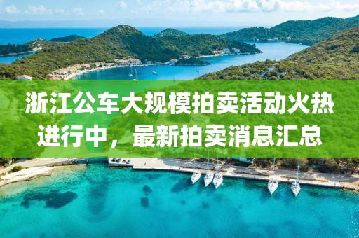 浙江公車大規(guī)模拍賣活動火熱進(jìn)行中，最新拍賣消息匯總