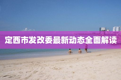 定西市發(fā)改委最新動態(tài)全面解讀