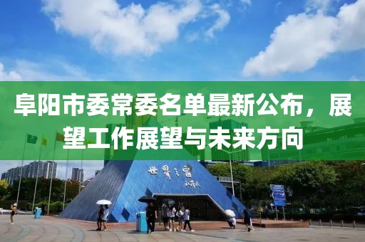 阜陽市委常委名單最新公布，展望工作展望與未來方向