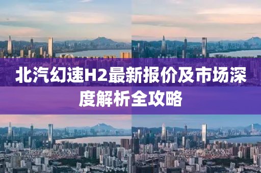 北汽幻速H2最新報價及市場深度解析全攻略