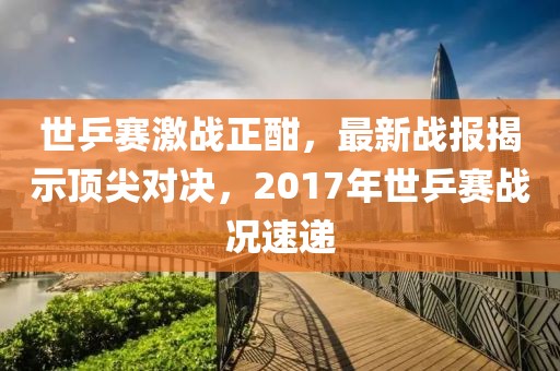世乒賽激戰(zhàn)正酣，最新戰(zhàn)報揭示頂尖對決，2017年世乒賽戰(zhàn)況速遞