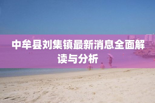 中牟縣劉集鎮(zhèn)最新消息全面解讀與分析