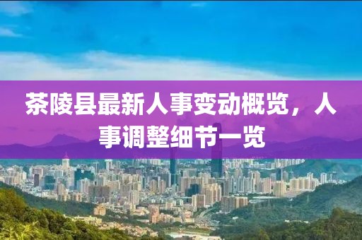 茶陵縣最新人事變動(dòng)概覽，人事調(diào)整細(xì)節(jié)一覽