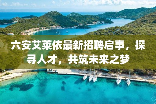 六安艾萊依最新招聘啟事，探尋人才，共筑未來之夢(mèng)