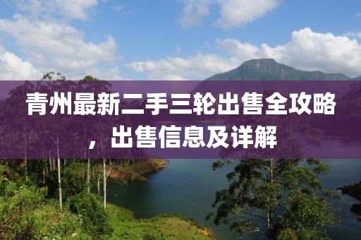 青州最新二手三輪出售全攻略，出售信息及詳解