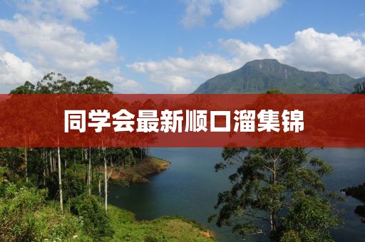 同學(xué)會(huì)最新順口溜集錦