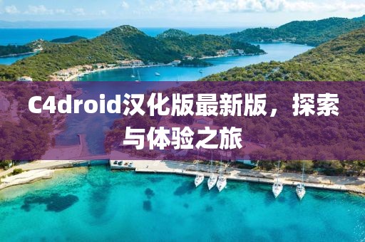 C4droid漢化版最新版，探索與體驗之旅