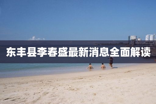 東豐縣李春盛最新消息全面解讀