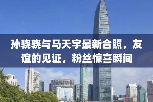 孫驍驍與馬天宇最新合照，友誼的見(jiàn)證，粉絲驚喜瞬間