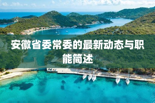 安徽省委常委的最新動態(tài)與職能簡述