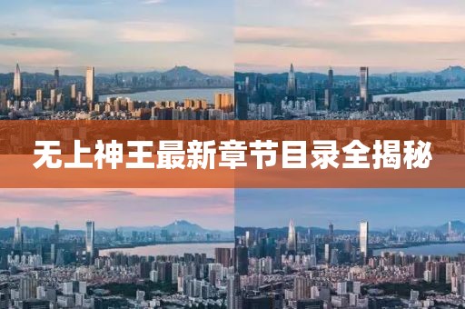 無(wú)上神王最新章節(jié)目錄全揭秘