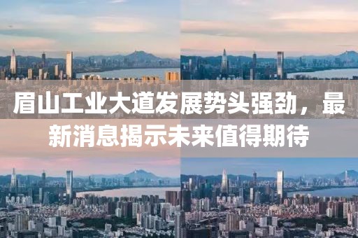 眉山工業(yè)大道發(fā)展勢(shì)頭強(qiáng)勁，最新消息揭示未來值得期待